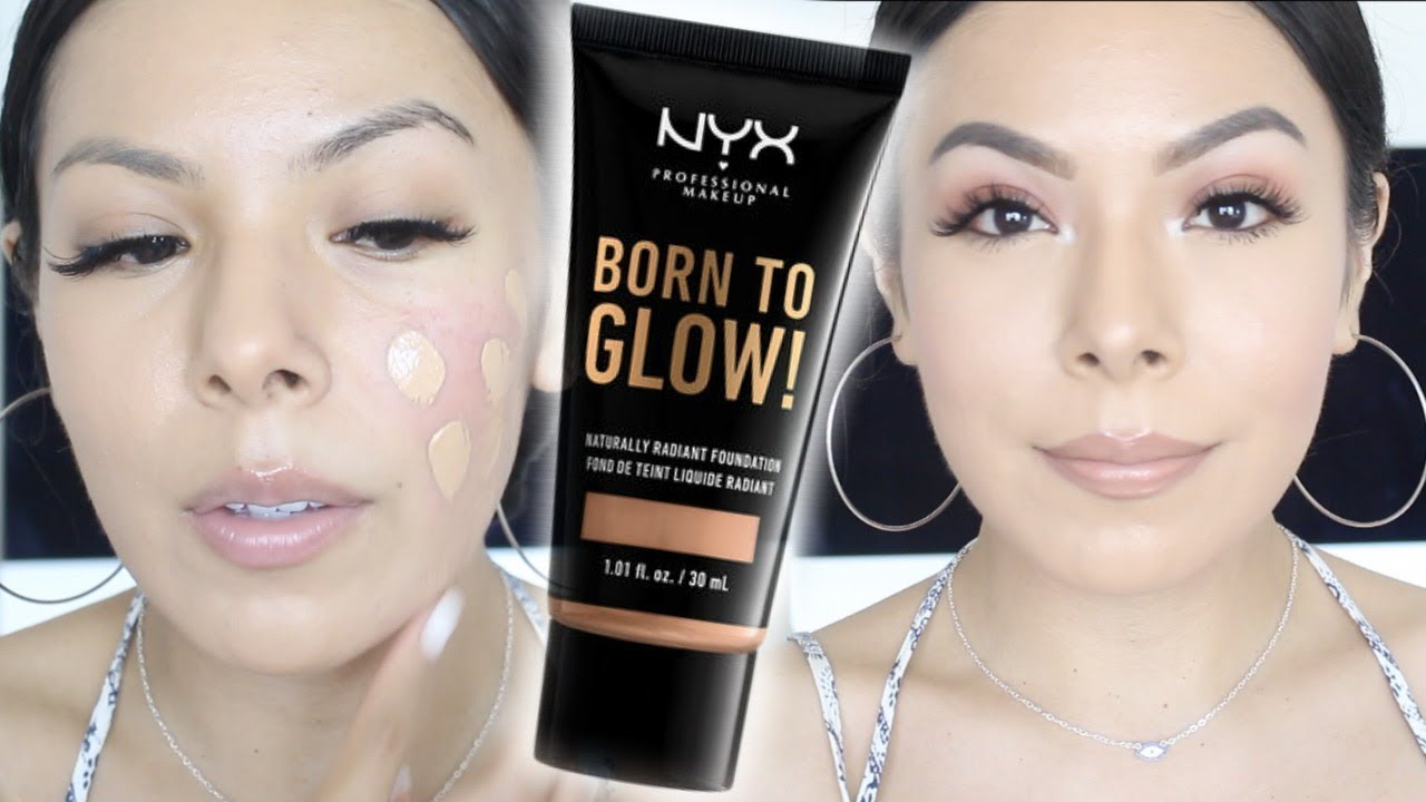WORTH THE BUY OR NAW?!?|| NYX BORN TO GLOW FOUNDATION