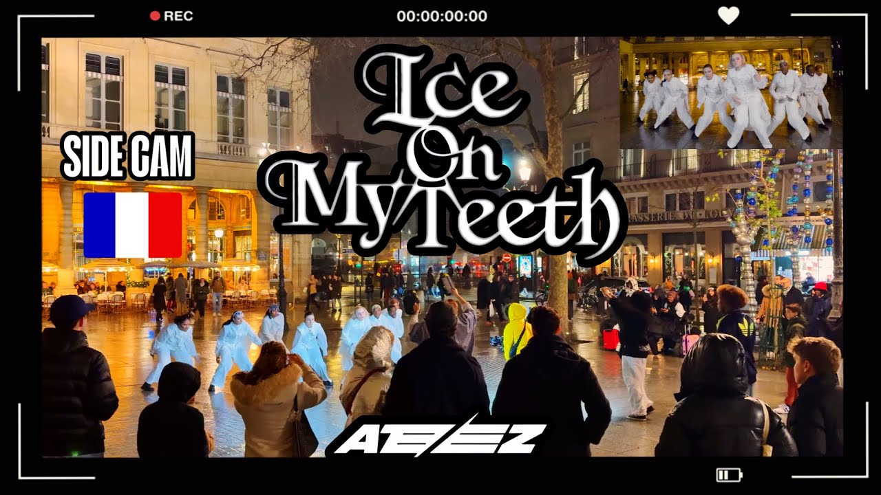 [ONE TAKE | KPOP in PUBLIC][SIDE CAM]ATEEZ - 'Ice On My Teeth'~ Dance Cover by NIGHTROSY from France