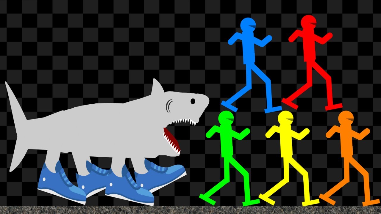 Survival Stickman Race - Run From Tralalero Tralala