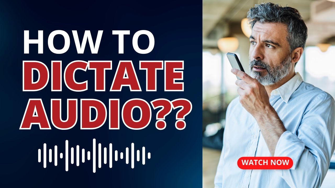 Tips to properly dictate audio for transcription