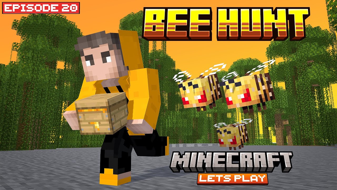 BEE HUNT 🐝 Minecraft Lets Play | THE COSMIC BOY
