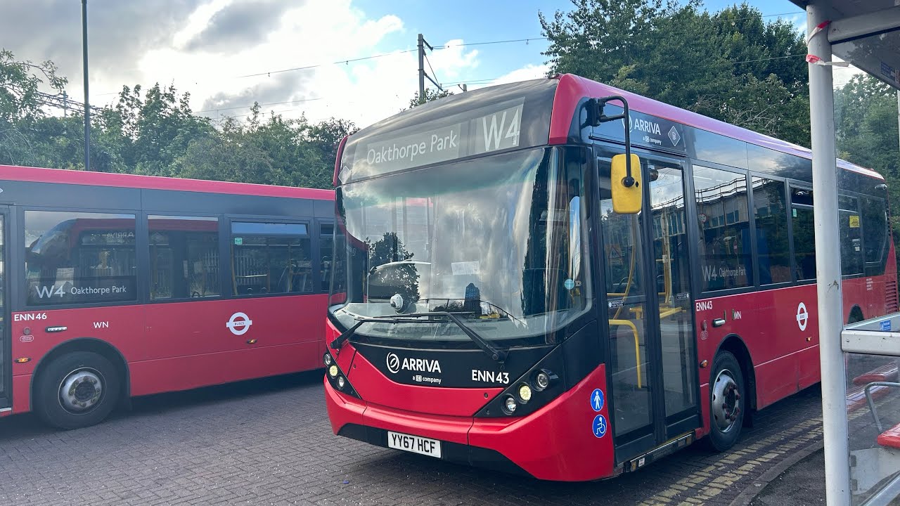 FULL ROUTE VISUAL|Arriva London Route W4|Tottenham Hale,Ferry Lane-Oakthorpe Park(ENN43|YY67 HCF)