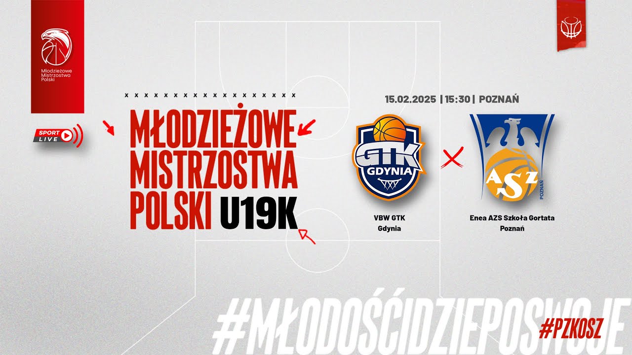 VBW GTK Gdynia - Enea AZS Szkoła Gortata Poznań (Finał MMP U19K) (p&oacute;łfinał)