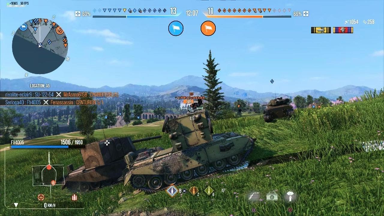 World of Tanks FV4005 3rd Best Damage In-Game