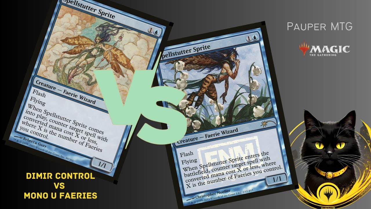 Dimir Control Vs Mono U Faeries [Pauper Gameplay]