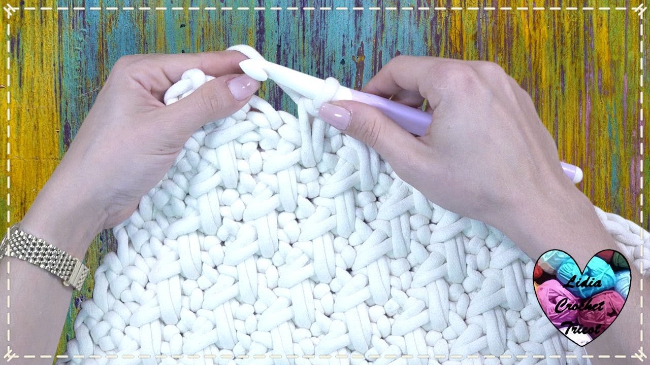 1 RANG DE R&Eacute;P&Eacute;TITION SUFFIT POUR UN R&Eacute;SULTAT TIP TOP!! #crochet #tutocrochet #вязаниекрючком #knit