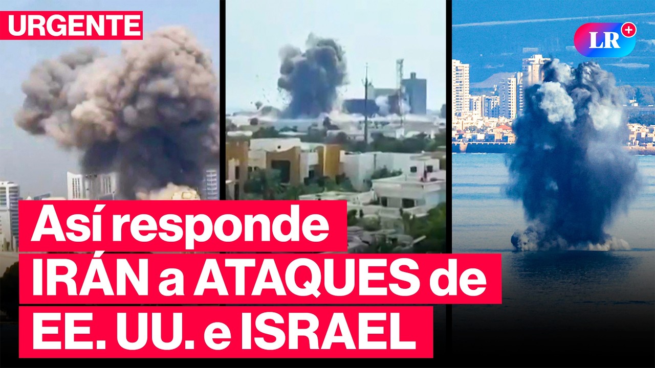 🚨IRÁN RESPONDE a ATAQUES con MISILES a ISRAEL y bases militares de EE.UU. | #LR