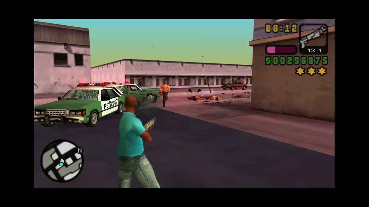 Tawuran Antar Geng | Gta Vice City | Game Ps 2