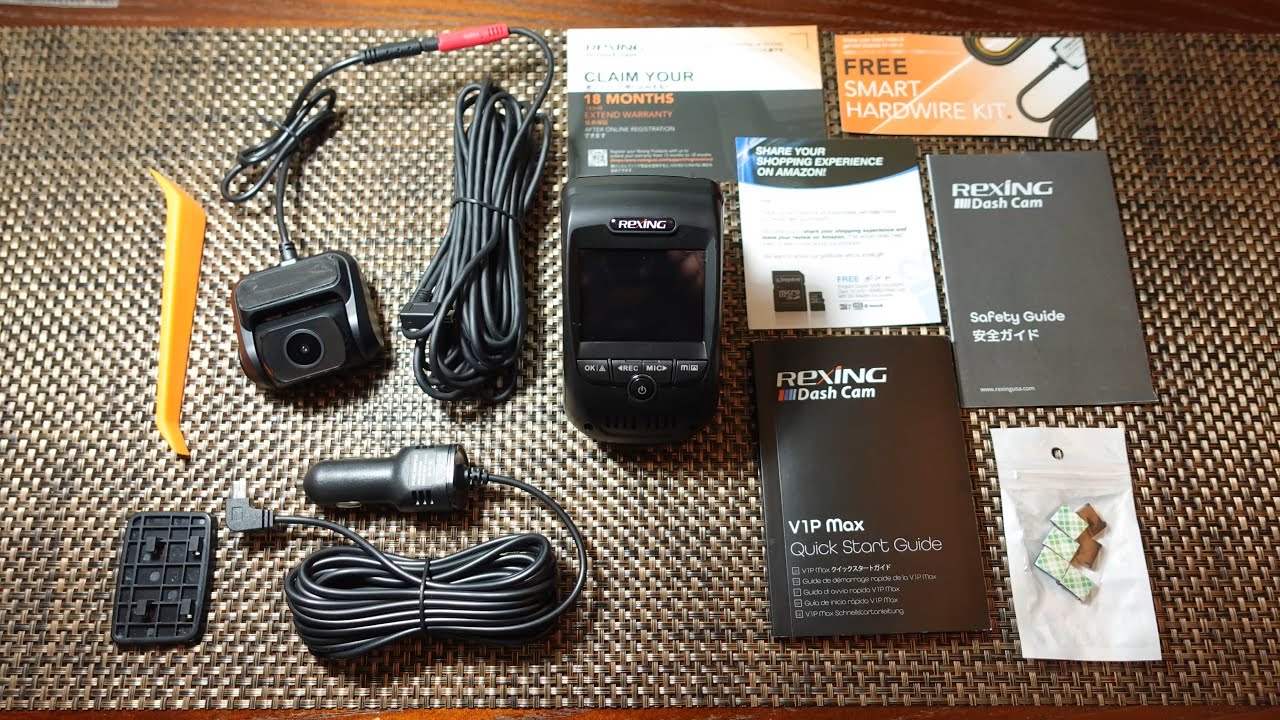 REXING V1P MAX - The Best 4K Dual Dash Cam From Rexing