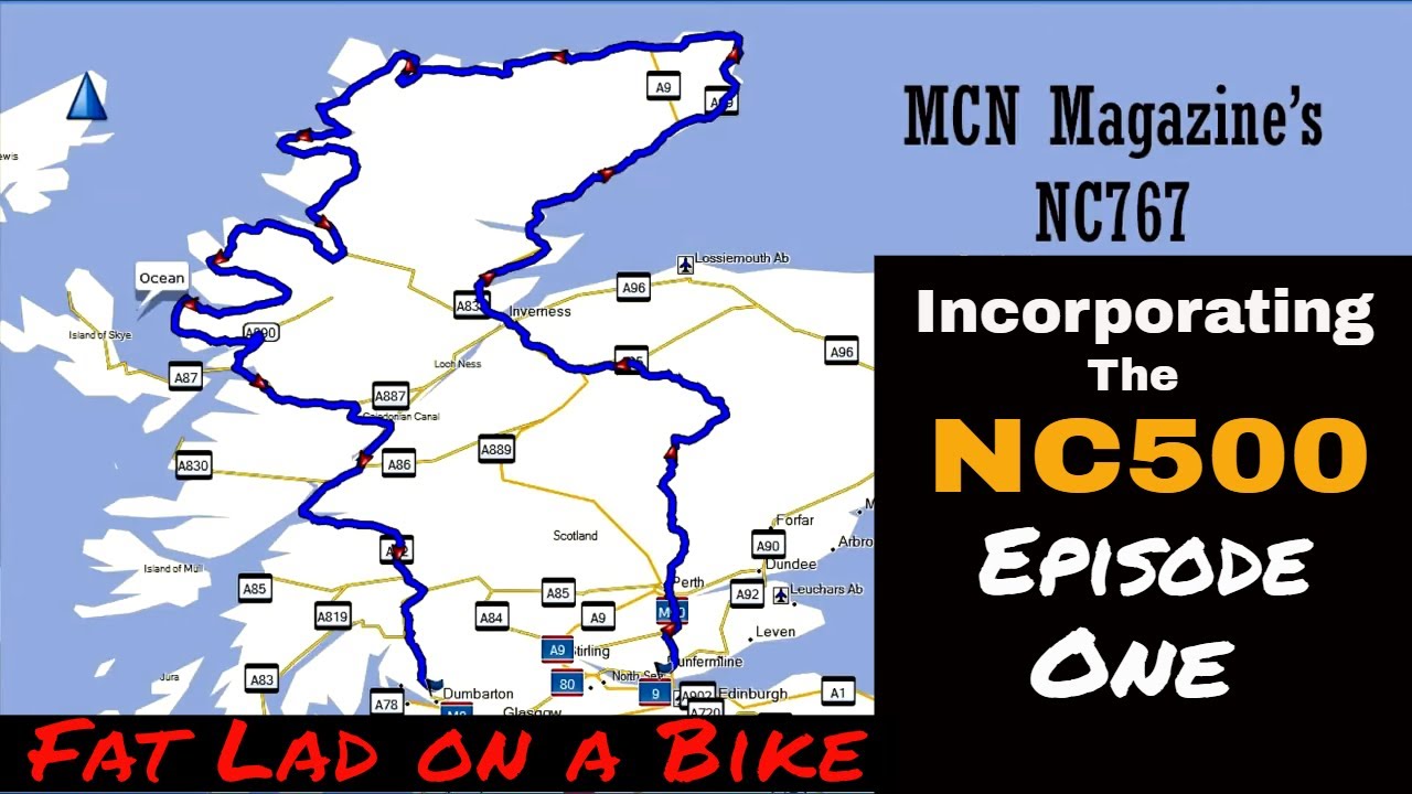 Эпизод 1 из 9 North Coast 500 против часовой стрелки NC767, включающий NC500 от MCN Fat Lad on a ...