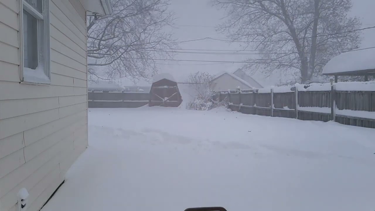 Historic Buffalo Snowstorm Time-Lapse! (November 2022)