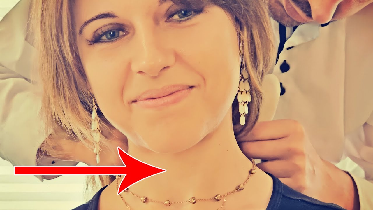 Sensualny masaż kobiecej szyi ASMR