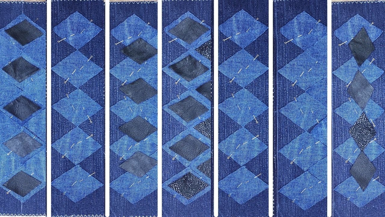 Ромбоподібна розкладна СИНЕЛЬ / більше 8 варіантів / old jeans