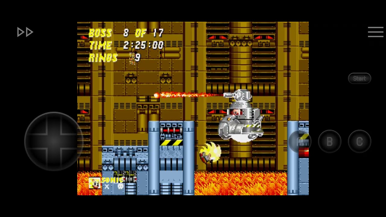 Robotnik's revenge siendo super Sonic