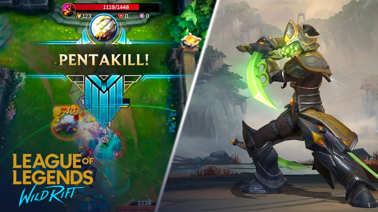 Master Yi Wild Rift Montage (Pentakill & Ouplays)