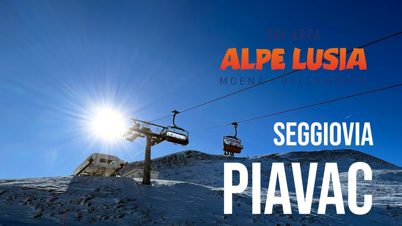 Seggiovia Piavac, veloce quadriposto di Moena #alpelusia #dolomitisuperski #chairlift #superskibook
