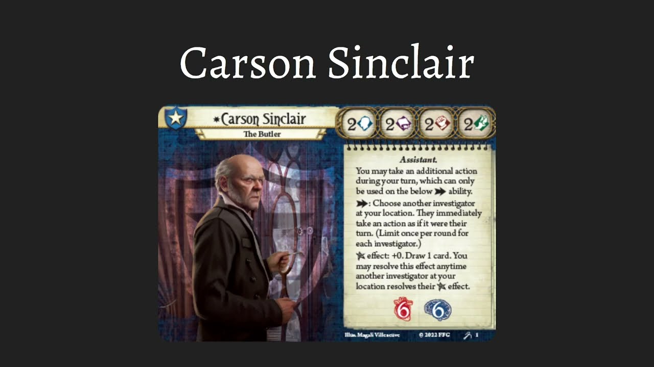The investigators of the Scarlet Keys - Carson Sinclair