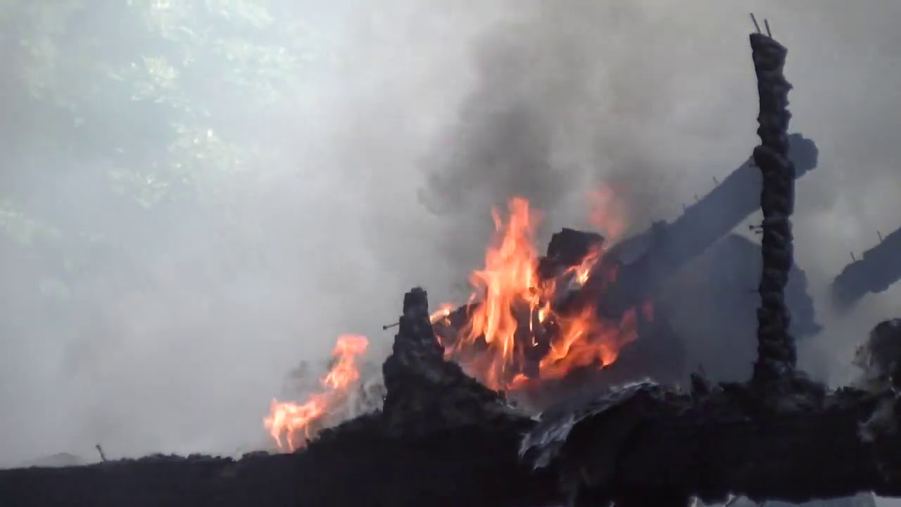 Fire Levels Claverack home - Lance Wheeler Video