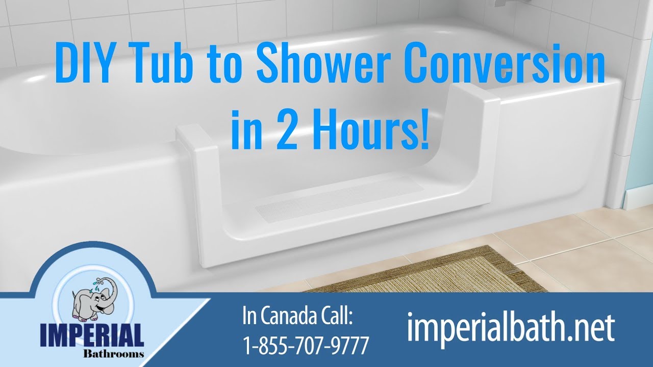DIY Convert Your Existing Tub to a Step-in Shower from A to Z