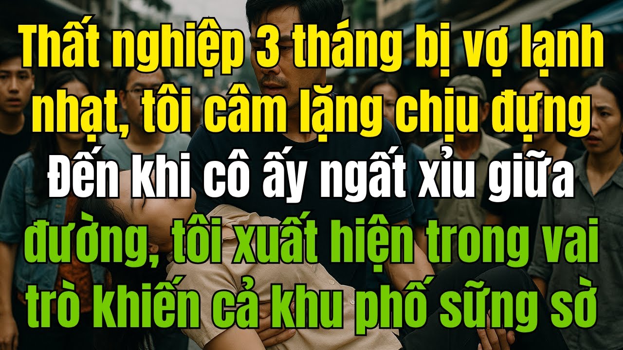 Thất nghiệp 3 tháng bị vợ lạnh nhạt, tôi câm lặng chịu đựng → Đến khi cô ấy ngất xỉu giữa đường....
