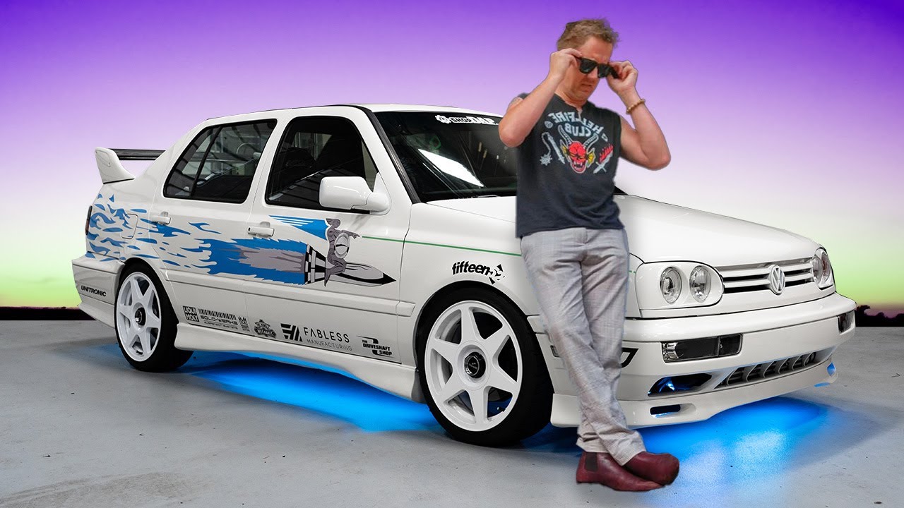 Джесси управляет нашей быстрой и яростной Jetta!