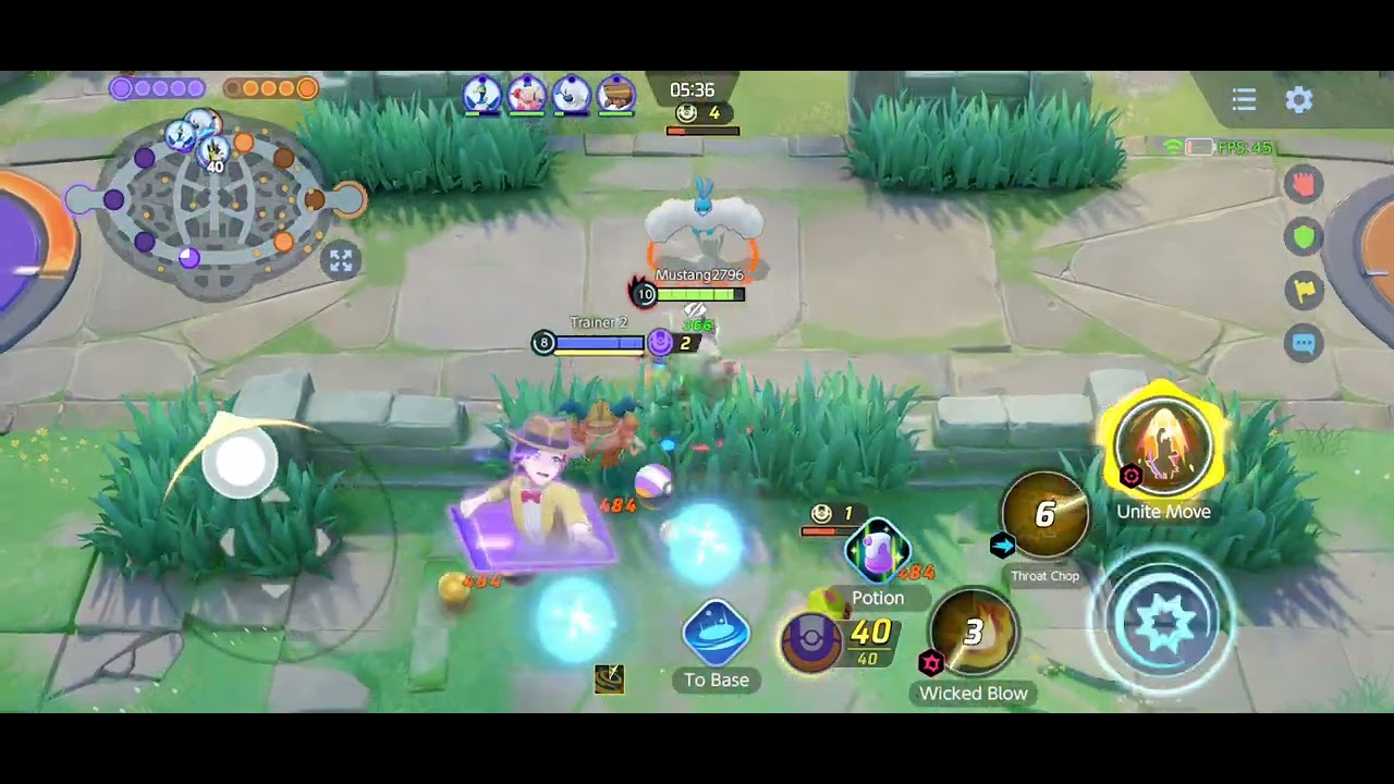 Pokemon unite testing out urshifu cpu battle