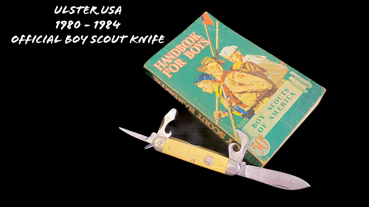 AN AMERICAN CLASSIC 🇺🇸⚔️🔥 THE ULSTER USA BOY SCOUTS OF AMERICA POCKET KNIFE