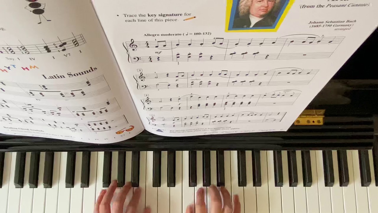 “ Aria” Piano Adventure Lesson Book Level 2B
