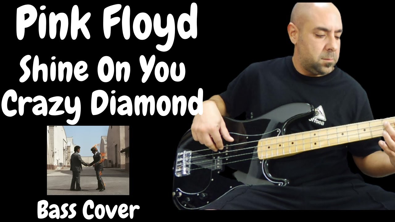 Pink Floyd- Shine On You Crazy Diamond - Bass Cover (with precision bass roger waters style)
