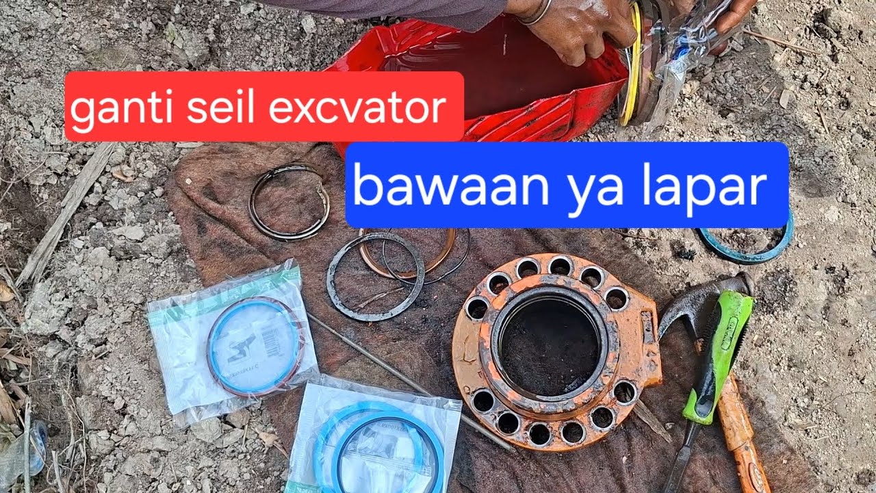 ganti seal adjuster excavator