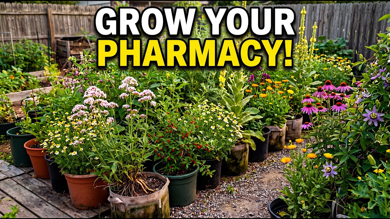 Healing Garden: 15 Healing Herbs & Veggies for a Container Tea Garden
