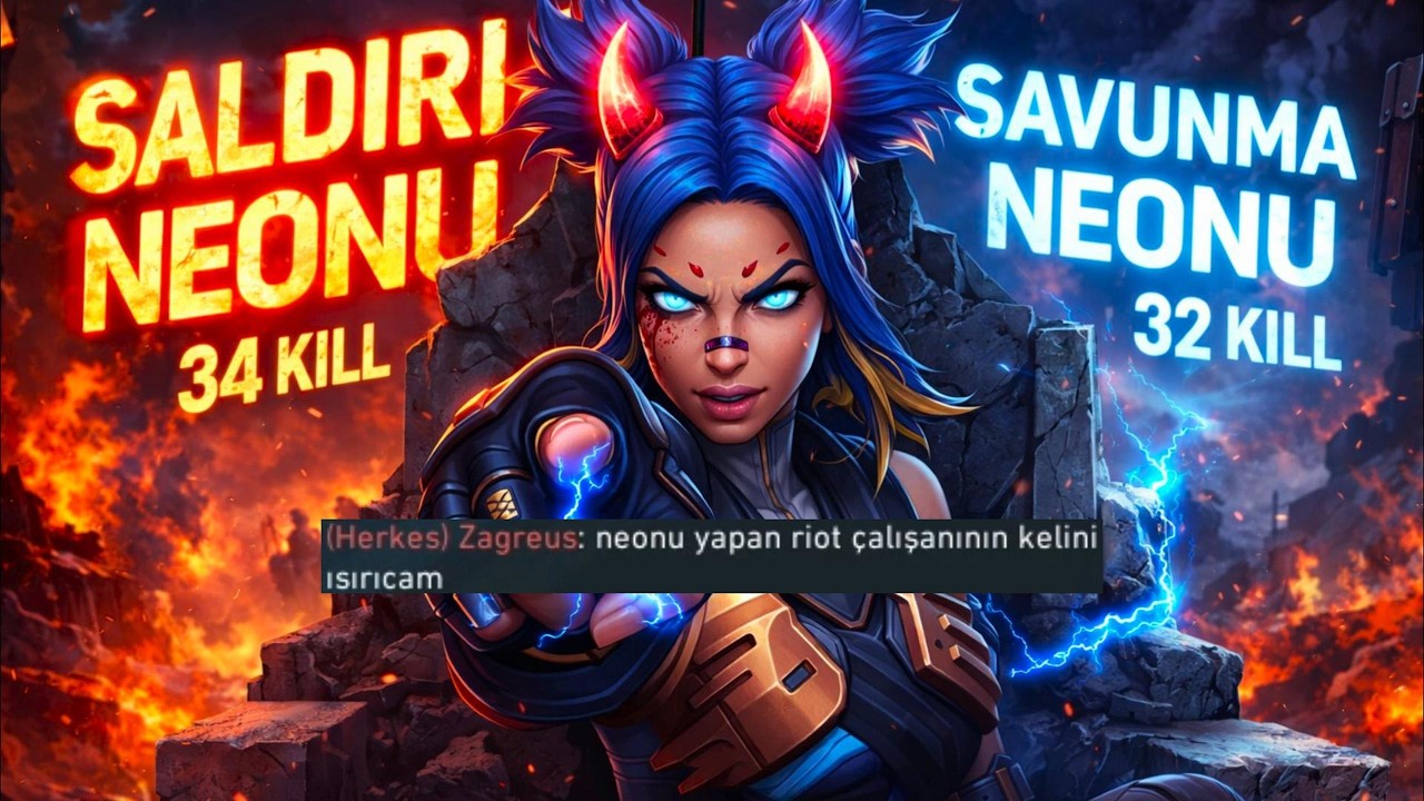 Neon: Saldırı mı Savunma mı? 34 Kill vs 32 Kill 😈