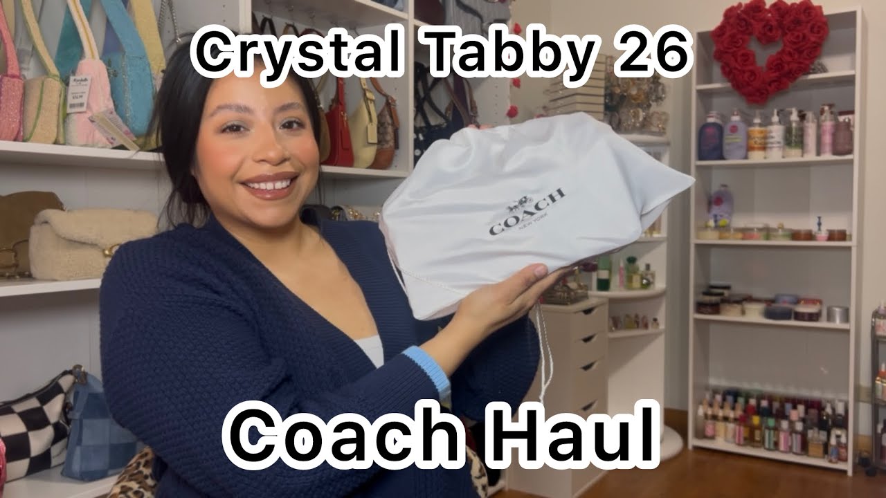 Покупка одежды Coach Crystal Tabby 26 😍 @coach