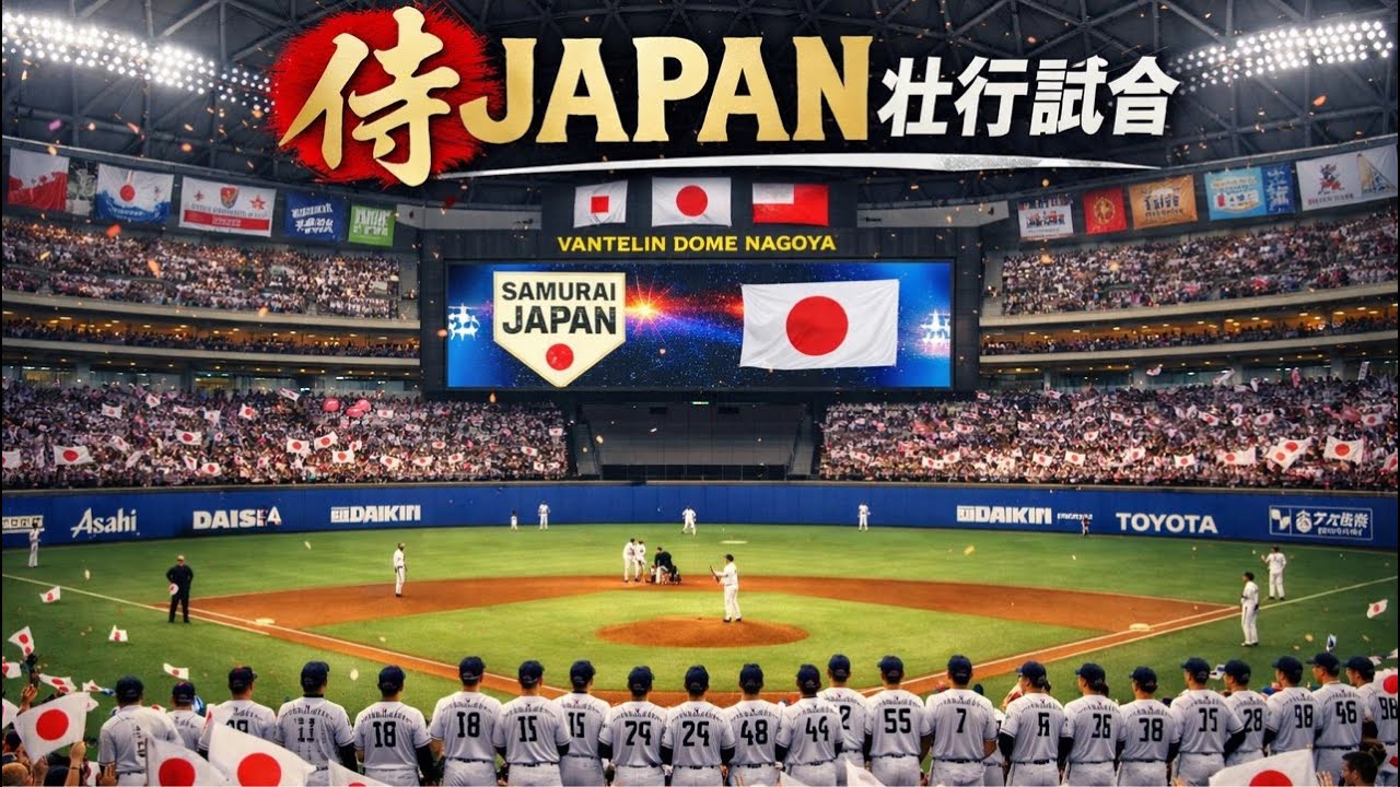 【侍JAPAN！バンテリンドームで壮行試合！現地視察LIVE】