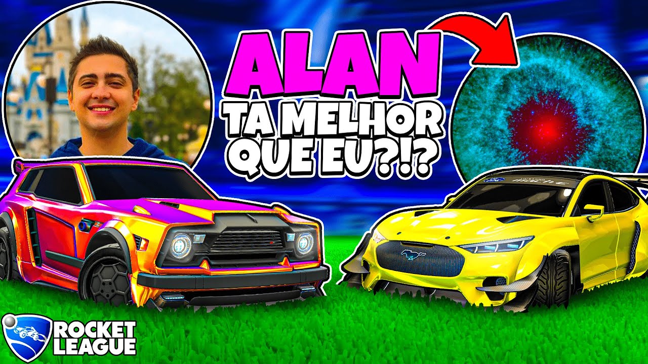 ALANZOKA T&Aacute; INSANO! ELE FINALMENTE ME SUPEROU NO ROCKET LEAGUE (n&atilde;o esperava isso...)