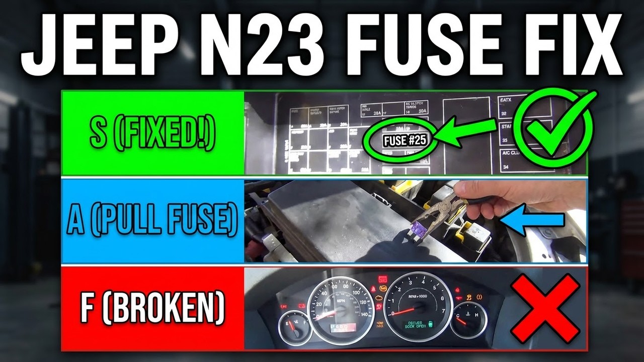 2005 Jeep Grand Cherokee - N23 Fuse Pull #25