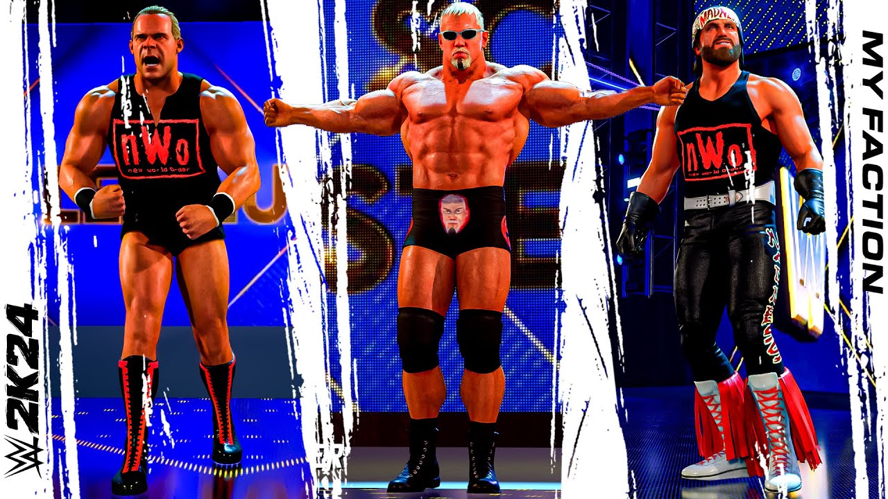 WWE 2K24: All New WCW My Faction Updated Persona Entrance!