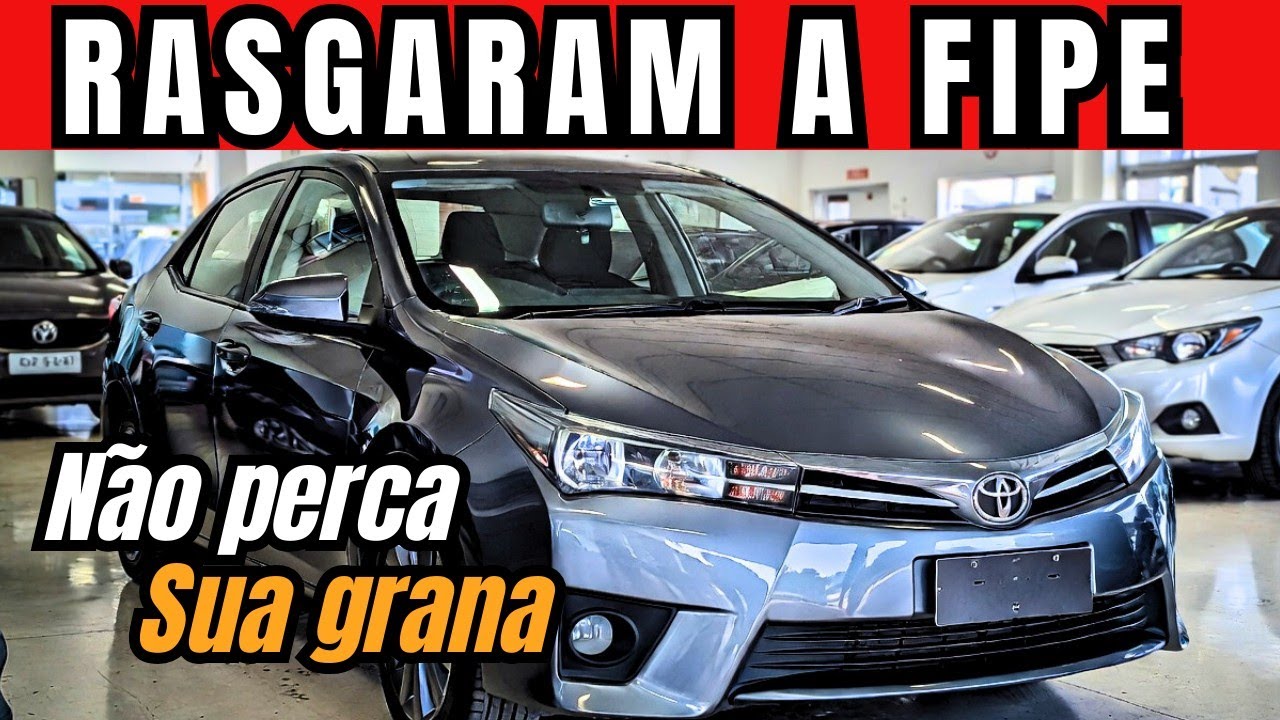 💸 10 CARROS QUE RASGARAM A TABELA FIPE EM 2026 - VALEM MAIS QUE CARRO ZERO 🔥