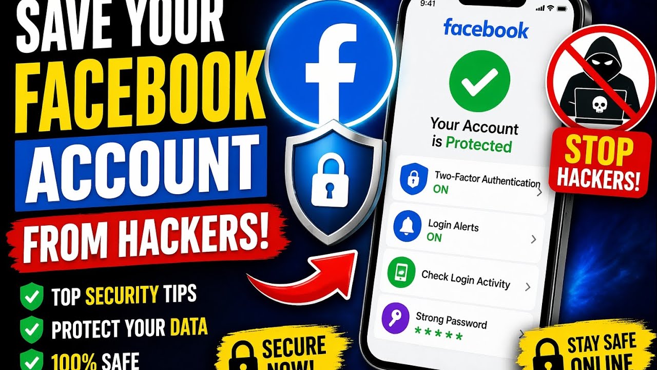 Save Your Facebook Account from Hackers 🔐 | Full Security Guide (2026)