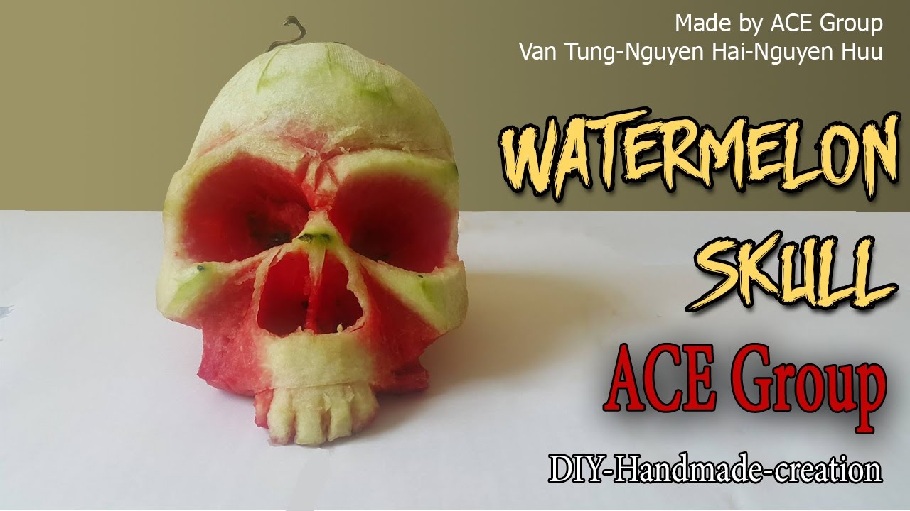 ACE group - watermelon skull