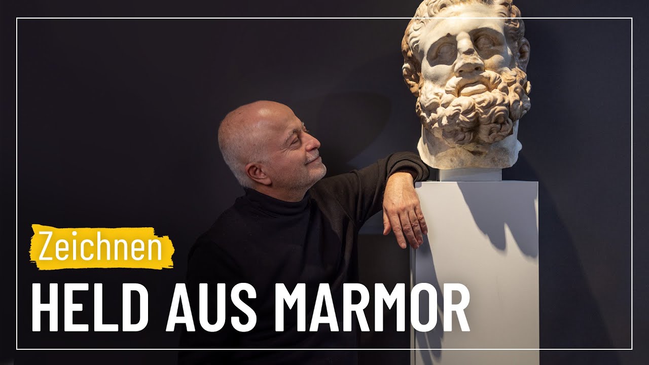 Zeichnen für die PERGAMON Ausstellung: Herakles-Studien | sehen&gestalten 