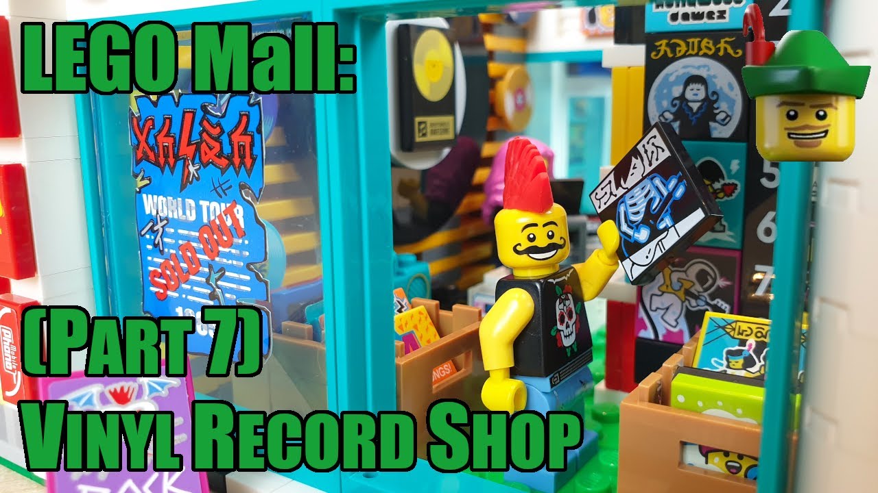 LEGO Mall MOC (Part 7) - Vinyl Record Shop 🎶🎵🏬🏹