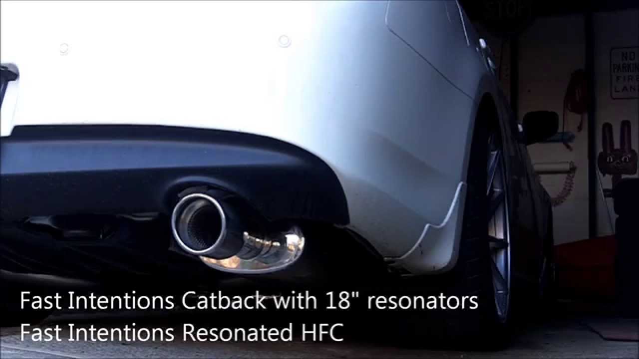 G37S Catback Before After