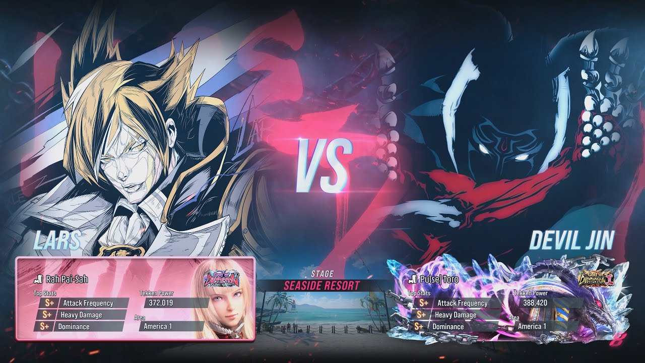 #235 DeathMatch | Lars (God of Destruction) vs Devil Jin (God of Destruction 1) | Tekken 8 Ranked