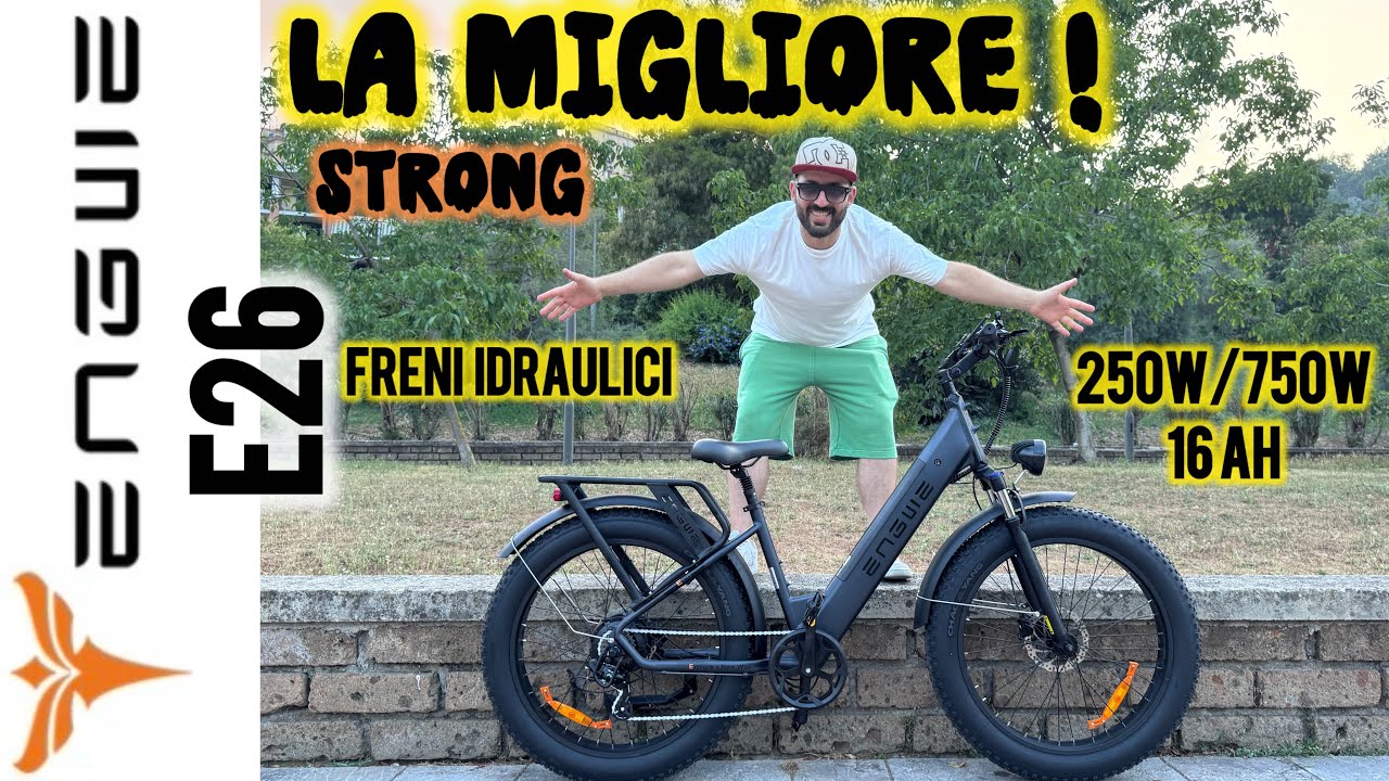 La Migliore Bici ENGWE? POTENTE e LEGALE - Qualsiasi Salita - ENGWE E26 STEP THRU - Sbloccabile