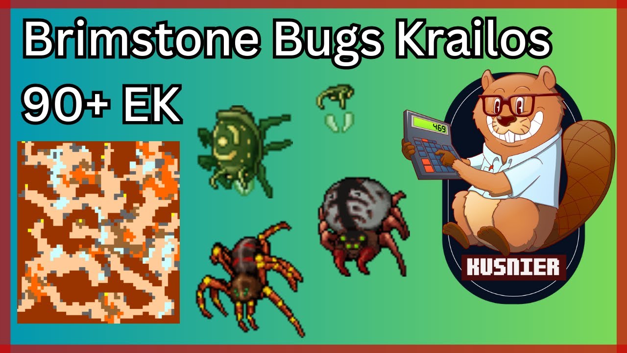 Brimstone Bugs Krailos | 90+ Knight | Tibia