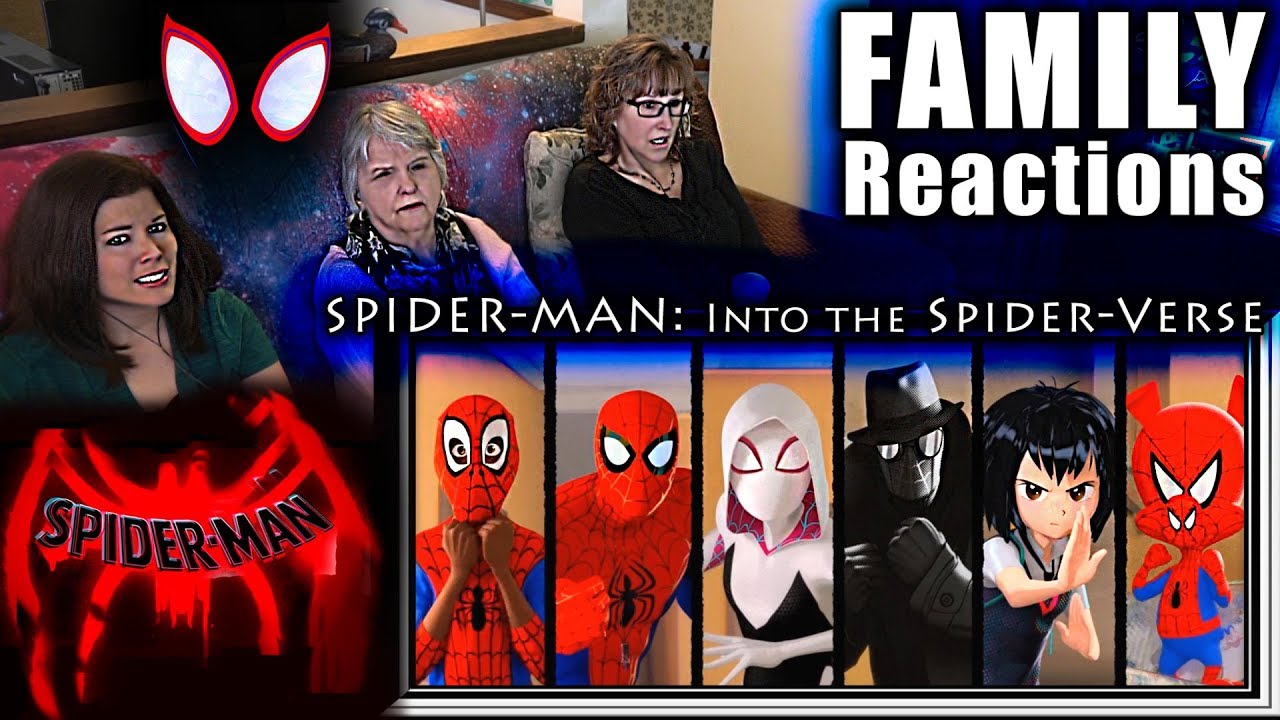 SPIDER-MAN Into the SPIDER-VERSE | FAMILY Reactions | Fair Use