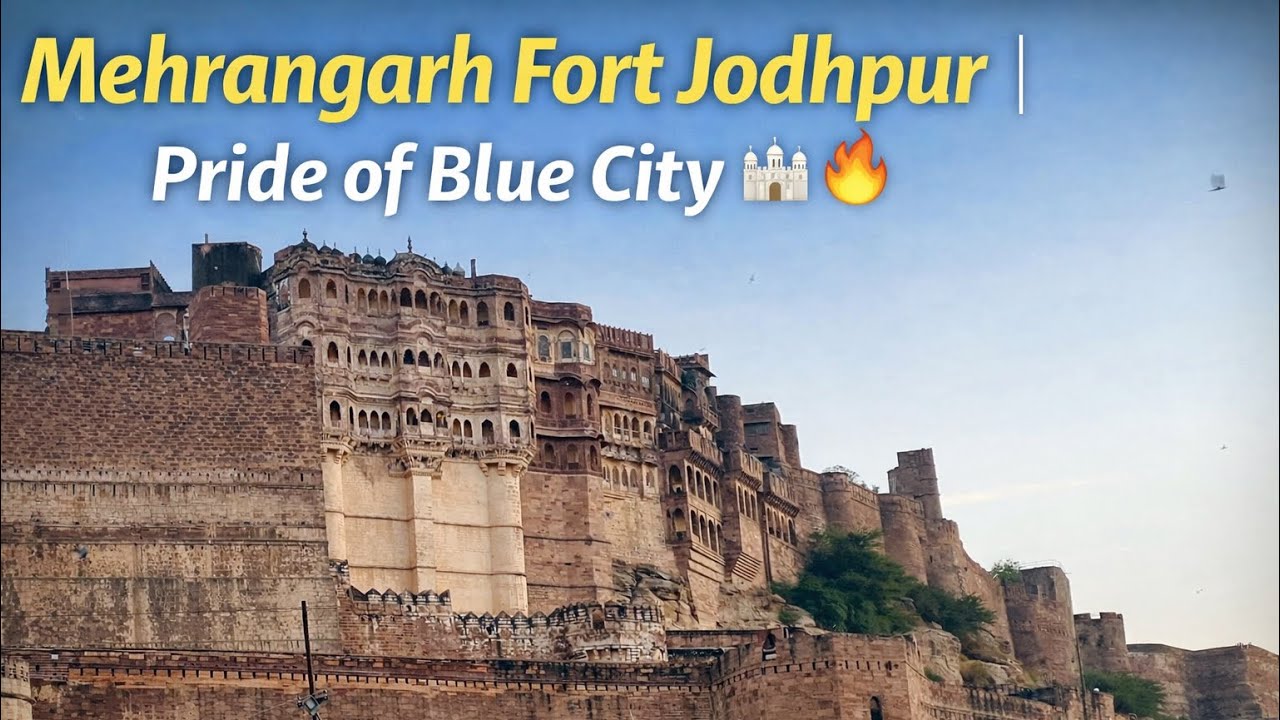 Mehrangarh Fort Explore Kiya |😍 Blue City Jodhpur ka Royal Kila