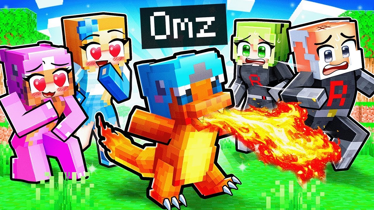Playing as a BABY POKEMON to Rizz Girls in Minecraft!