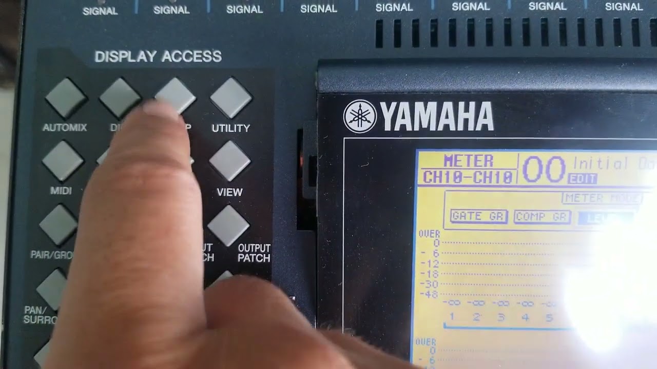 Yamaha dm-1000 Fader touch sense